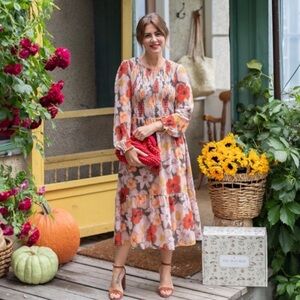 Jillian Harris x Mad About Style Limited Edition Floral Grace dress New Sz S